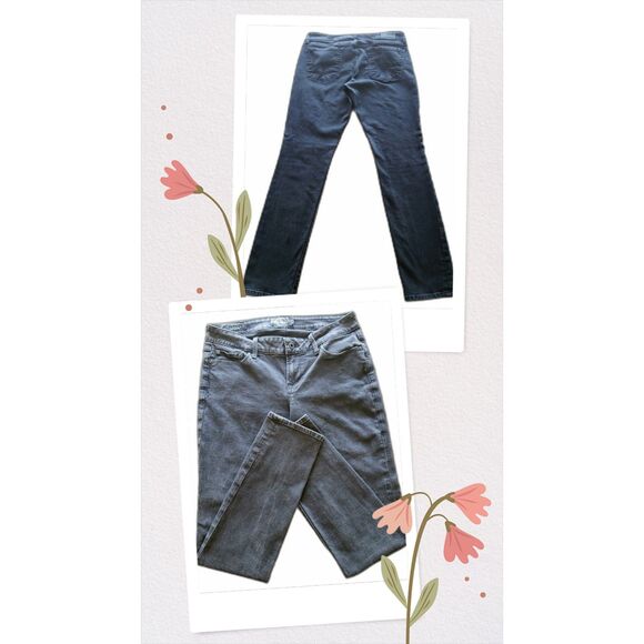 Lucky Brand Denim - Lucky Brand Size 6/28 Lolita Mid Rise Skinny Jean Denim Cotton Black Fall Winter